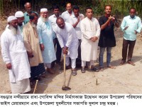 নন্দীগ্রামে রাধা-গোবিন্দ মন্দির নির্মাণকাজ উদ্বোধন